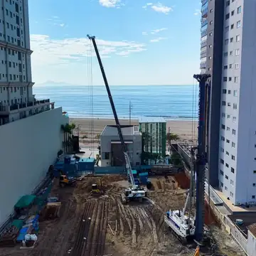 Reel: obra do Senna Tower em Balneário Camboriú